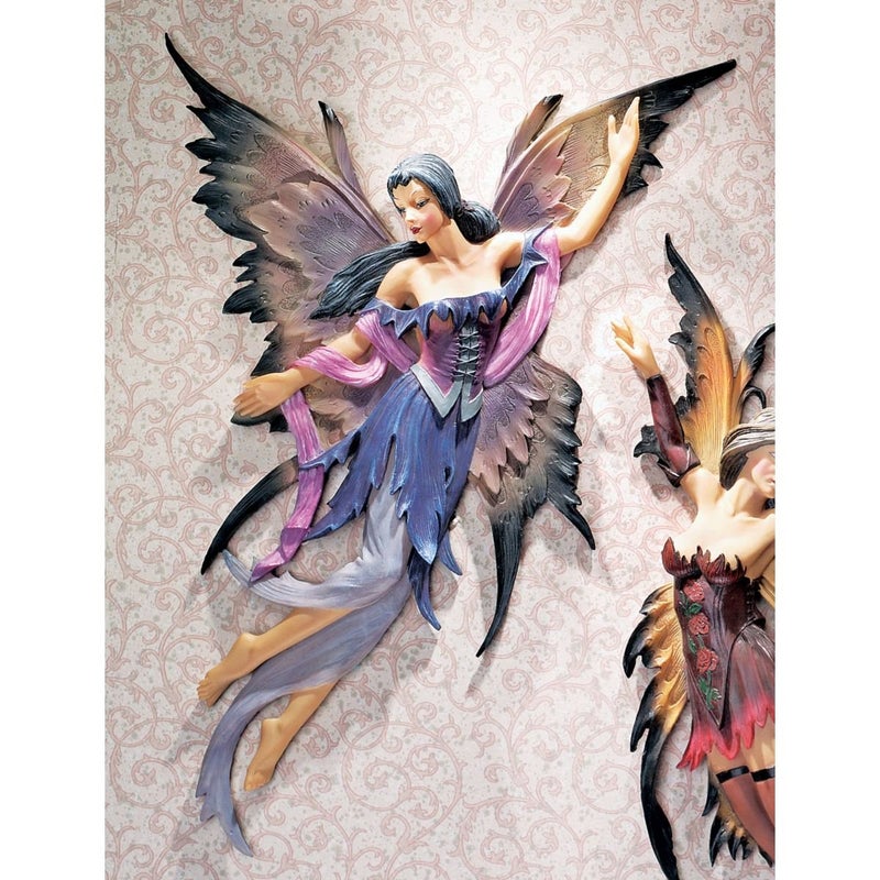 Design Toscano CL4919-Parent Fairies of the Enchanted Grove Rowan Wall Sculpture,Full Color - Image 2